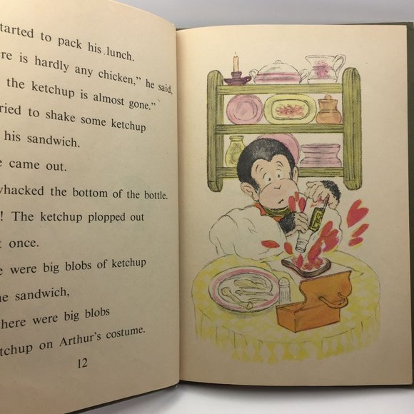 Vintage I Can Read Children's Beginning Hardback Book Arthur's Halloween Costume - Picture 2 of 9